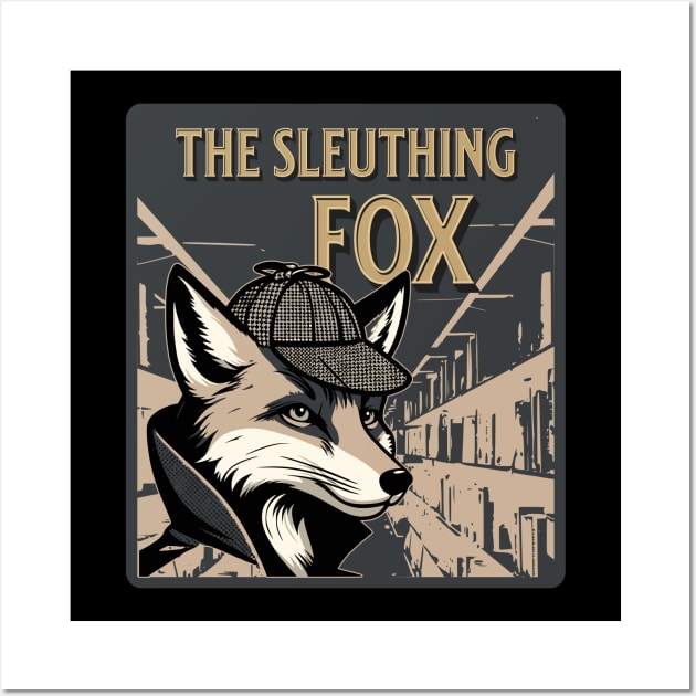 Fox detective Wall Art by Create Magnus